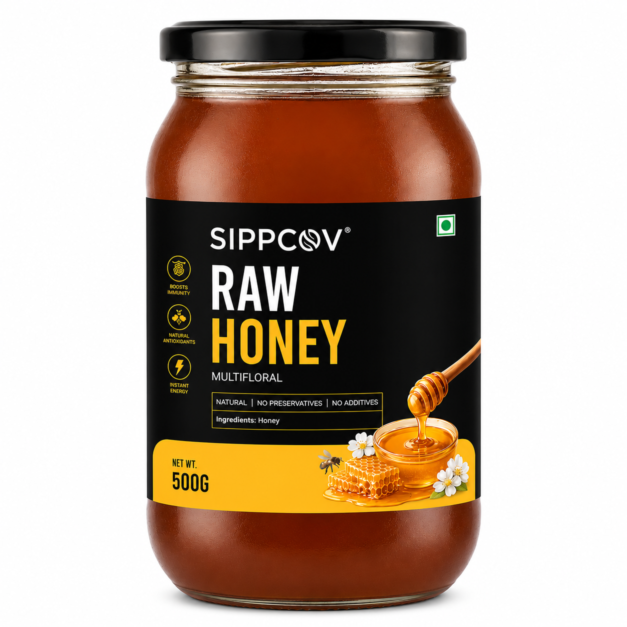 Raw Honey Multifloral 500g