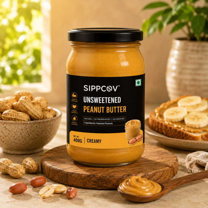 Creamy Unsweetened Peanut Butter 400g